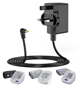 Power Cable Compatible with Omron Blood Pressure Monitor,  Power Adapter - Picture 1 of 5