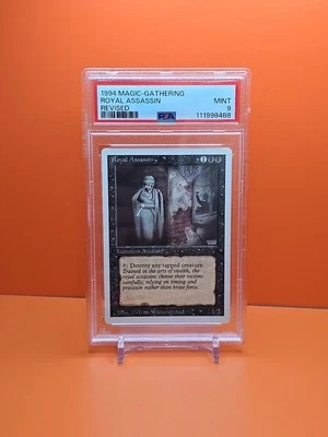 ⚫️⚫️⚫️ 1994 MAGIC THE GATHERING ROYAL ASSASSIN REVISED 3RD EDITION PSA 9 ⚫️⚫️⚫️ - Image 1 of 2