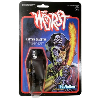 Figura de Reacción Captain Deadstar - The Worst Wave 2 Super7 Colorway Negro Sin usar, en caja Foto 1 de 4