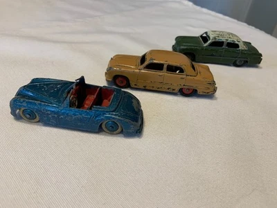 Dinky Toys Meccano England France Simca 8 Sport Ford Sedan Vintage Diecast 1950s - Image 1 of 4