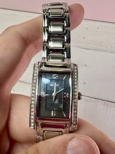 Relic Ladies Tank Watch Silver Tone - Picture 1 of 4