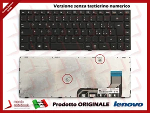 Tastiera Italiana Notebook Lenovo Ideapad 100-14 / 14IBY NO tastierino Numerico - Afbeelding 1 van 1