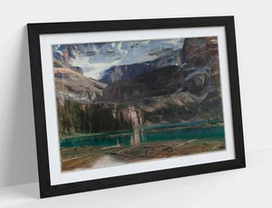 JOHN SINGER SARGENT, LAKE O'HARA -DEEP FRAMED ART PICTURE PAPER PRINT - Picture 1 of 10