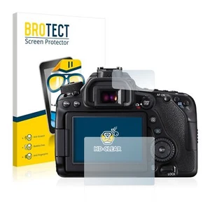 Canon EOS 80D, 2 x BROTECT® HD-Clear Screen Protector, hard-coated Crystal-clear - Picture 1 of 4