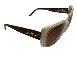 Bebe Sunglasses BB77084 Flashy 103 Ivory Designer Jeweled - Picture 1 of 10