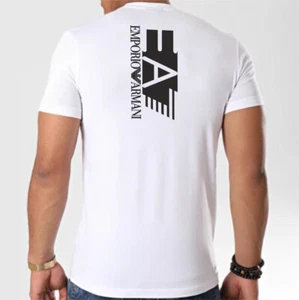 Camiseta Emporio Armani blanca de algodón para hombre EA, talla M*L*XL*2XL*3XL - Imagen 1 de 4