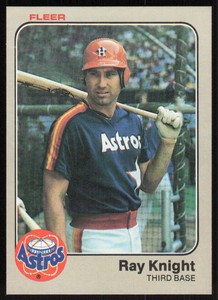 1983 Fleer #453 Ray Knight   - FREE SHIPPING