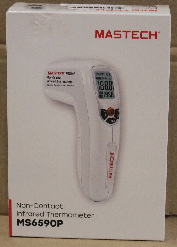MASTECH, MS6590P - Infrarot-Fieber-Thermometer - Neu - KG200 12192