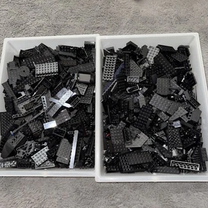 Lego Bulk Lot Black Pieces  - Picture 1 of 3