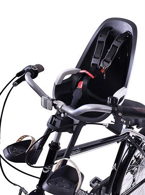 Hamax Caress Observer Mini Front Child Bike Seat Handlebar Stem Fit Grey White - Image 1 of 4