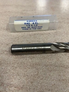 NEW- M42 4FL 1/2 X 1/2 REG SE RUFF-FINE END MILL - Picture 1 of 2