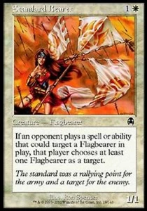 MRM JAPANESE Porte-drapeau - Standard Bearer MTG Magic APC - Picture 1 of 1