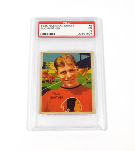 1935 National Chicle Pug Rentner #6 Rookie PSA 5 Set Break
