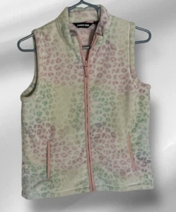 Lands End Zipper Vest Soft Fleece Size 16 XL Purple Lavender - Picture 1 of 9