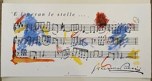 E LUCEVAN LE STELLE, PUCCINI TOSCA, SERIGRAFÍA 1998 RARA - Imagen 1 de 7