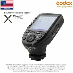 US Godox Xpro-S TTL 2.4G Wireless X system Transmitter Trigger F Sony A77 II A99 - Picture 1 of 11