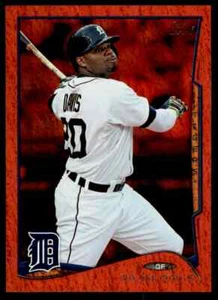 2014 Topps Update Red Hot Foil Rajai Davis #US-207 Detroit Tigers - Picture 1 of 2