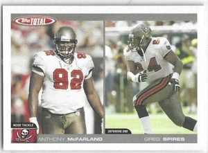 2004 Topps Total #249 Anthony Booger McFarland Buccaneers LSU ESPN Greg Spires - Picture 1 of 1