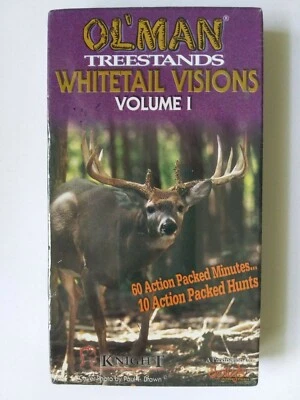 OL'man Treestands Whitetail Visions Volume 1 VHS  Still Sealed; unopened  - Image 1 of 3