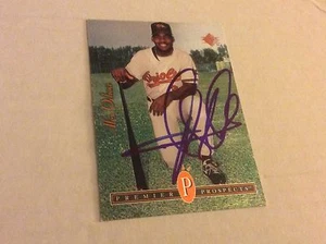 1994 Upper Deck SP 12 Alex Ochoa Orioles Foil Autographed Auto Signed Card - Picture 1 of 1