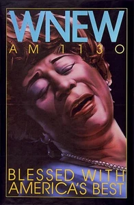 Ella Fitzgerald ~ Póster Publicitario Radio Original 29"x45" NUEVO - Imagen 1 de 1