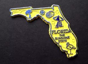IMÁN FLEXIBLE FLORIDA SUNSHINE ESTADO EE. UU. 2 pulgadas - Imagen 1 de 1