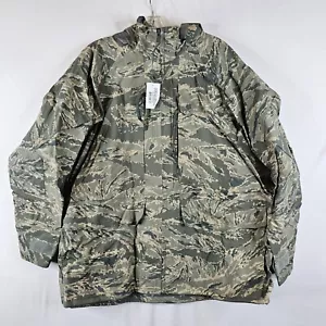 PARKA, ALL-PURPOSE ENVIRONMENTAL CAMOUFLAGE APECS AIR FORCE TIGER STRIPE XL REG - Picture 1 of 13