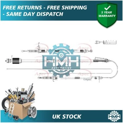 Fits Vauxhall Astra Opel 1.4 1.6 1.7 CDTi 2.0 Hand Brake Cable Rear Poppy - Image 1 of 2