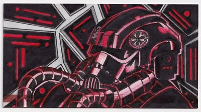 Star Wars Return of the Jedi Widevision 3D Sketch TIE Pilot Paul Gutierrez AP  - Image 1 of 3