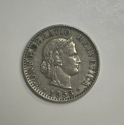 1953 Switzerland 20 Rappen - Image 1 of 2
