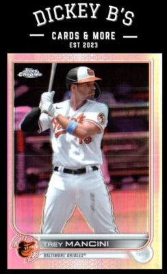 2022 Topps Chrome Sonic Refractor #72 Trey Mancini Baltimore Orioles - Image 1 of 2