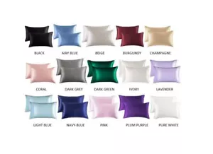 Satin Pillow Cases: All colors + Sizes - Picture 1 of 2