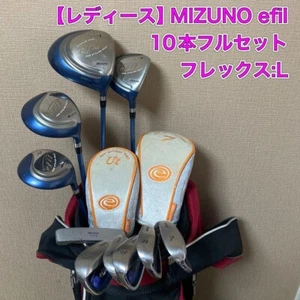 Ladies Mizuno efil Club Set 1W 4W 7W HY 7-9i Pw Sw PT 10pc Women Golf Graphite - Picture 1 of 12