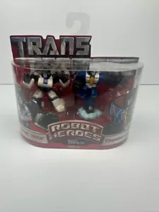 2006Hasbro Transformers Robot Heroes Autobot Jazz & Thundercracker Action Figure - Picture 1 of 6