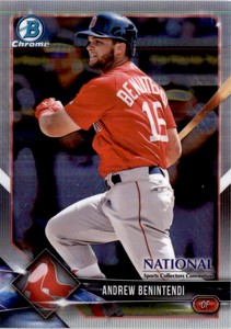 2018 Bowman Chrome National Convention Prism Refractors #BNRAB Andrew Benintendi