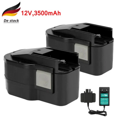 Batteria/caricabatterie 12 V 3,5 AH Ni-MH per AEG Milwaukee PBS3000 BX12 BF12 YTB001 BS 12X - Immagine 1 di 4