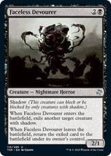 1x MTG Faceless Devourer - Black Uncommon - Time Spiral Remastered Card