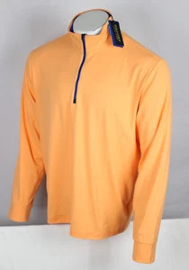 Polo Ralph Lauren Men's Golf 1/4 Zip Pullover XL Wicking Lightweight Orange - Picture 1 of 6