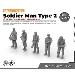 SSMODEL SSTR72906 1/72 Fiamme di Guerra FOW 20mm Miniature Soldato Uomo Tipo 2 - Foto 1 di 6