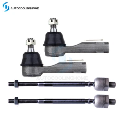 4x Kit de extremidades de haste de amarração interna externa frontal para Nissan Pulsar NX Sentra 240SX Multi - Imagem 1 de 4