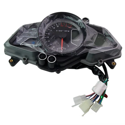 Motorcycle Speedometer LCD Digital Odometer Tachometer Gauge Meter 12v - Image 1 of 4