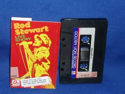 ROD STEWART LIVE SHOW - INDONESIAN GOLDEN LION CASSETTE TAPE NM - Image 1 of 3
