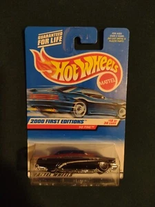 Hot Wheels 2000 So Fine #078 First Editions 18/36 Black 24400 Mattel LW Wheels  - Picture 1 of 6