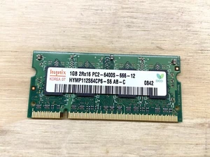 Hynix 1GB 2Rx16 PC2–6400S-666-12 HYMP112S64C6-S6 AB-C DDR2 Ram - Picture 1 of 3