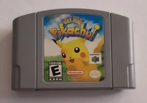Hey You Pikachu Nintendo 64, 2000 N64 Game Cartridge Only Tested Working - Picture 1 of 4