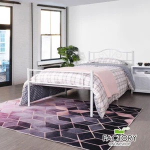 Twin Full Queen Size Metal Bed Frame Mattress Platform Headboard Foundation Base - Picture 1 of 36