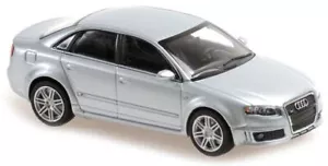 Minichamps 1:43 Scale Audi RS4 2004 Silver Metallic - Picture 1 of 1