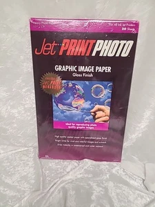 NEW! Jet Print Photo Graphic Image Paper 20 Sheets 11" x 17" Sealed - Picture 1 of 9