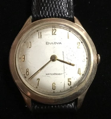 Reloj para hombre 1959 L9 Bulova Sea King Cal 11AFC 17J 10 K RGP bisel 35 mm funciona muy bien Foto 1 de 4