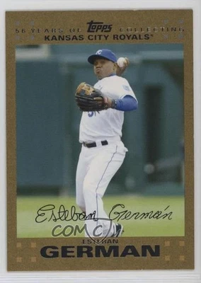2007 Topps Update Gold /2007 Esteban German #UH77 - Image 1 of 2